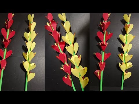 How to make a handmade paper flower - paper art and art design