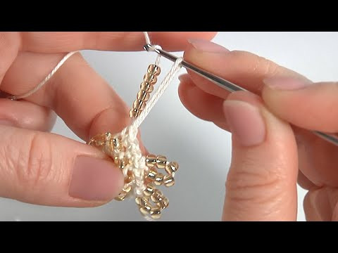 Супер ПРОСТО и МИЛО!!! Вязать крючком с БИСЕРОМ интересно и увлекательно/Нежный Цветок крючком Супер ПРОСТО и МИЛО!!! Вязать крючком с БИСЕРОМ интересно и увлекательно/Нежный Цветок крючком
