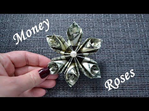My MONEY FLOWER "ROSES" | Dollar Origami | Tutorial DIY by NProkuda My MONEY FLOWER "ROSES" | Dollar Origami | Tutorial DIY by NProkuda