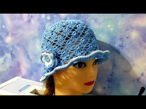 ПАНАМА ДЛЯ МАМЫ И ДОЧКИ КРЮЧКОМ  Панамка для начинающих