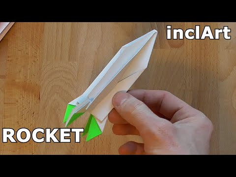 EASY ORIGAMI ROCKET TUTORIAL | HOW TO MAKE A COOL PAPER ROCKET STEP BY STEP INCLART EASY ORIGAMI ROCKET TUTORIAL | HOW TO MAKE A COOL PAPER ROCKET STEP BY STEP INCLART