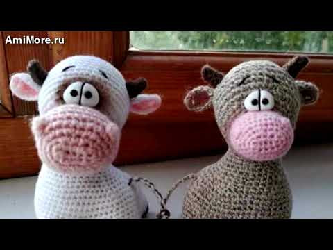 Амигуруми: схема Бычок - голова на бочок. Игрушки вязаные крючком - Free crochet patterns. Амигуруми: схема Бычок - голова на бочок. Игрушки вязаные крючком - Free crochet patterns.