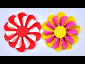 How to Make Foam Paper Flower | Easy DIY Home Decor