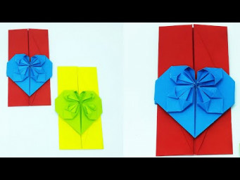 DIY Valentine's Day Message Card | How To Make Valentine's Day Card | Easy Origami Paper Cra