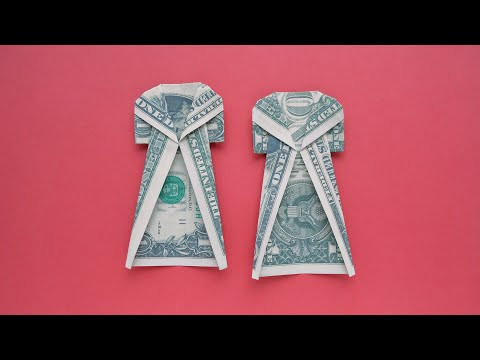 Easy MONEY COAT | Dollar Origami Clothes | Tutorial DIY by NProkuda Easy MONEY COAT | Dollar Origami Clothes | Tutorial DIY by NProkuda