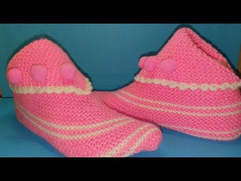 #511 ТАПОЧКИ СПИЦАМИ ИЗ ОДНОГО КВАДРАТА. МАСТЕР КЛАСС #511 ТАПОЧКИ СПИЦАМИ ИЗ ОДНОГО КВАДРАТА. МАСТЕР КЛАСС