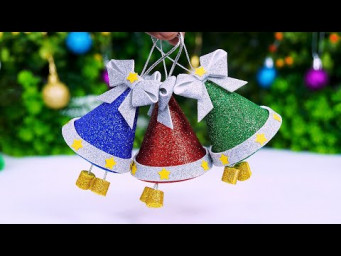 DIY Bell Shaped Ornaments Making