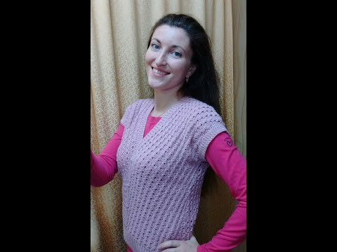 Узор для жилетки*диагональки*#вязание спицами# Узор для жилетки*диагональки*#вязание спицами#