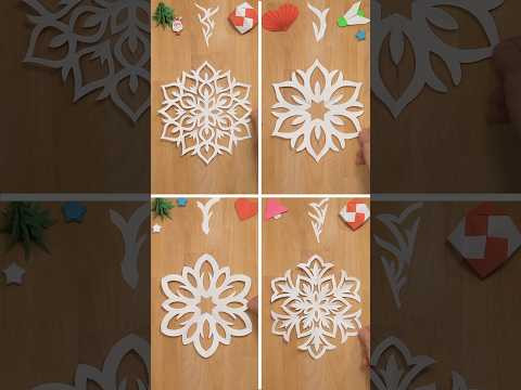 CHRISTMAS DECOR: 4 PAPER SNOWFLAKES TUTORIAL | SIMPLE DIY PROJECT INCLART CHRISTMAS DECOR: 4 PAPER SNOWFLAKES TUTORIAL | SIMPLE DIY PROJECT INCLART