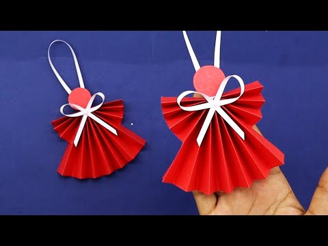How to Make a Paper Angel | Tutorial for Easy Paper Angel Using Color Paper How to Make a Paper Angel | Tutorial for Easy Paper Angel Using Color Paper