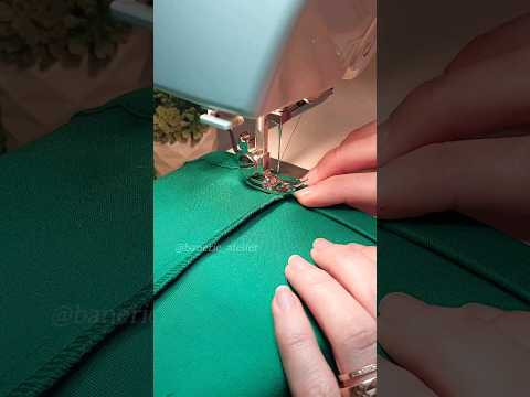 Как аккуратно прошить толстый шов #швейныехитрости #sewingtips