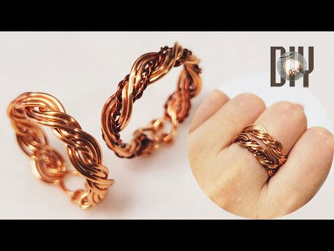 Simple twisted ring | Unisex | couple | men and women ring | jewelry making tutorial 1002 Simple twisted ring | Unisex | couple | men and women ring | jewelry making tutorial 1002