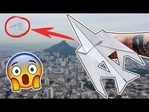 How to Make a Paper Airplane Easy That Flies 1200 Feet &ndash; New World Record Design