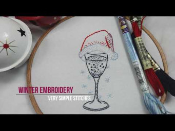 Winter Embroidery for beginners 