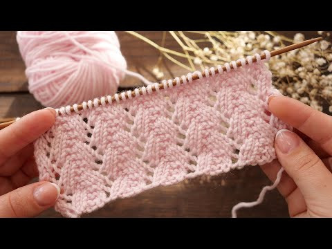 Узор «Ажурная симметрия» спицами ❦ «Lace symmetry» knitting pattern Узор «Ажурная симметрия» спицами ❦ «Lace symmetry» knitting pattern