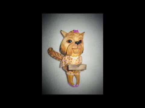 Процесс резьбы -"собачка сидячая"