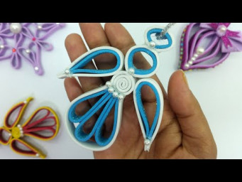 Angel en Macrame paso a paso | Glitter Foam Paper Angel Making Tutorial | DIY Paper Crafts