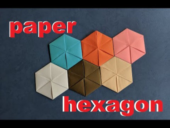 Origami Hexagon Letterfold Tutorial | Оригами шестиугольник