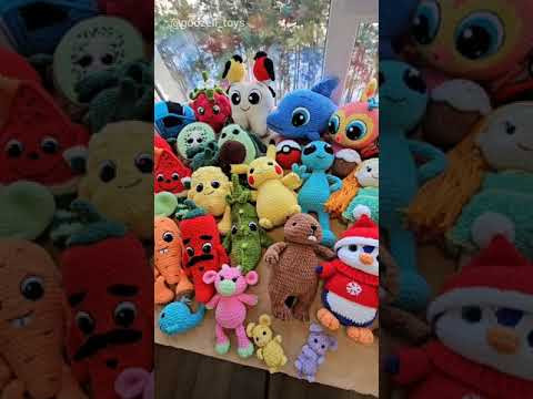 Моя коллекция вязаных игрушек (схемы мои @goozell_toys) #вязаныеигрушки #игрушкикрючком Моя коллекция вязаных игрушек (схемы мои @goozell_toys) #вязаныеигрушки #игрушкикрючком