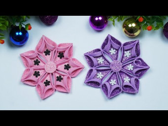 Manualidades Navide&ntilde;as❄️COPOS DE NIEVE 3D de fomi