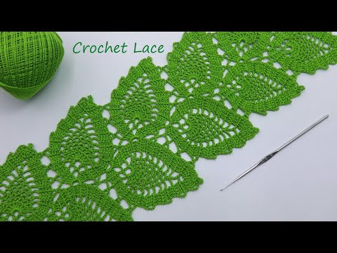 Очаровательное КРУЖЕВО "ЛИСТИКИ" вязание крючком ЛЕНТОЧНОЕ КРУЖЕВО Crochet Lace Ribbon Tape Tutorial Очаровательное КРУЖЕВО "ЛИСТИКИ" вязание крючком ЛЕНТОЧНОЕ КРУЖЕВО Crochet Lace Ribbon Tape Tutorial