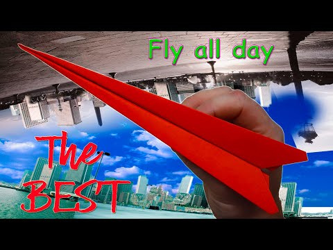 How to make a super megajet paper airplane that flies at 1000 feet