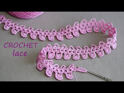 Very Easy Crochet Border Ribbon Easy to Crochet Tape Lace pattern КРУЖЕВО КРЮЧКОМ простое ВЯЗАНИЕ Very Easy Crochet Border Ribbon Easy to Crochet Tape Lace pattern КРУЖЕВО КРЮЧКОМ простое ВЯЗАНИЕ