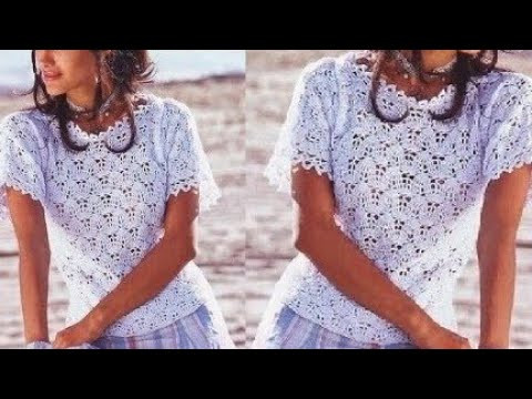 Crochet pattern for summer blouse crochet for any size - Crochet