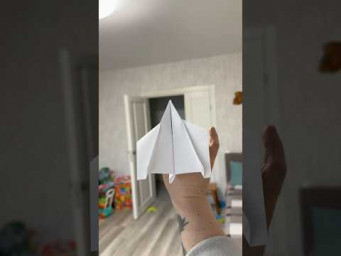 Paper Airplane Long Flight Test &ndash; 350 Feet in My Bedroom! Best DIY Plane World Record Attempt