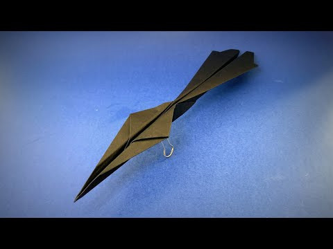 How to Make a Paper Airplane Black Arrow | Origami Airplane