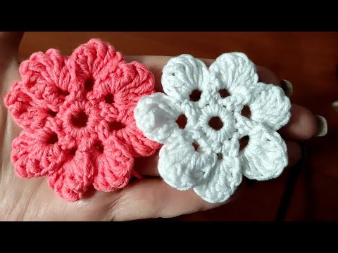 Цветок, украшение для шляпки, крючком. Flowers crocheted. Цветок, украшение для шляпки, крючком. Flowers crocheted.