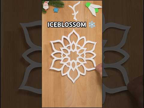 EASY PAPER SNOWFLAKE ICEBLOSSOM INSTRUCTION | HOW TO MAKE CHRISTMAS DECORATION IDEAS EASY PAPER SNOWFLAKE ICEBLOSSOM INSTRUCTION | HOW TO MAKE CHRISTMAS DECORATION IDEAS