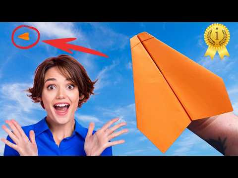 2 Minute Trick to Make a Paper Plane Fly Over 1000 FEET! 2 Minute Trick to Make a Paper Plane Fly Over 1000 FEET!