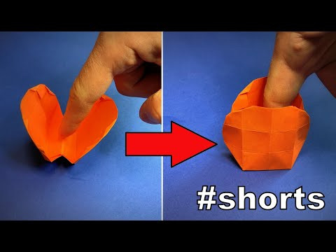 How to Make a Paper Trap | Origami Dangerous Shell | Origami Trap | Easy Origami ART #shorts