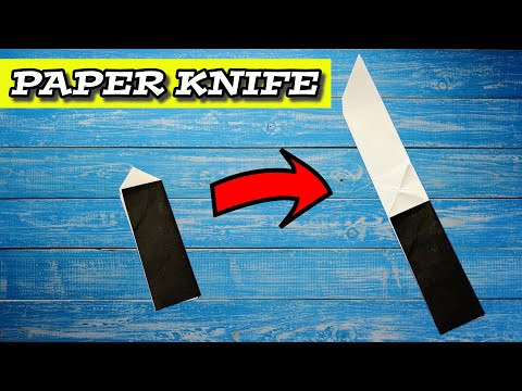 Amazing Folding Knife | How to Make a Paper Pocket Knife | Paper Weapons Amazing Folding Knife | How to Make a Paper Pocket Knife | Paper Weapons