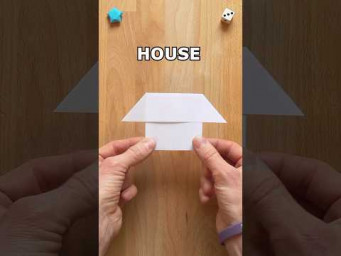 EASY HOUSE ORIGAMI TUTORIAL | HOW TO MAKE A PAPER HOUSE ORIGAMI INCLART