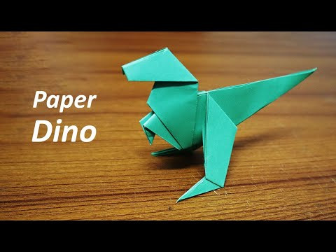 Make a Paper Dinosaur Make a Paper Dinosaur