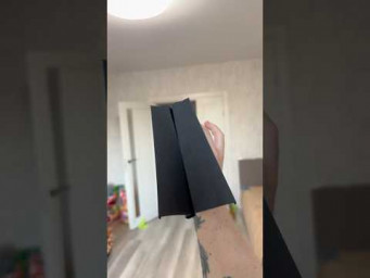Crazy Paper Airplane Flight &ndash; 310 Feet at Home! My Room Is Too Short for This WORLD RECORD