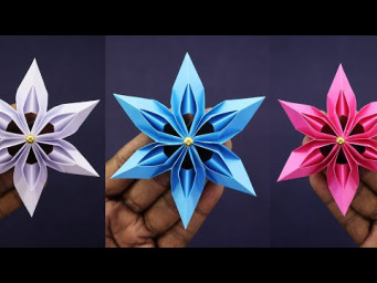 Easy Paper Star for Christmas | DIY Paper Snowflakes | Christmas Decor