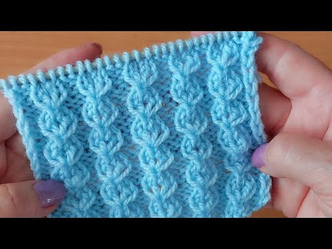 Красивый узор спицами для детской кофточки, свитера, туники, шапочки. Красивый узор спицами для детской кофточки, свитера, туники, шапочки.