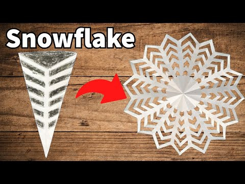 Paper Snowflakes 3 | How to make Snowflakes out of Paper | Kirigami Snowflake | Christmas Crafts Paper Snowflakes 3 | How to make Snowflakes out of Paper | Kirigami Snowflake | Christmas Crafts