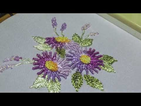 How to Embroider Flowers - 3D Astra Dimensional Embroidery How to Embroider Flowers - 3D Astra Dimensional Embroidery