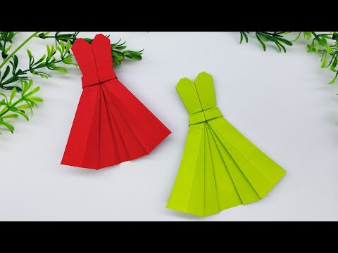 Gorgeous DIY Barbie Doll Dresses | Paper Doll Dress | DIY School Crafts
