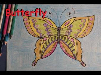 Как нарисовать бабочку | How to Draw a Butterfly | Easy Drawings