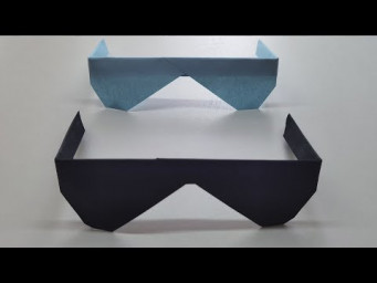 How to Make Paper Sunglasses | ORIGAMI