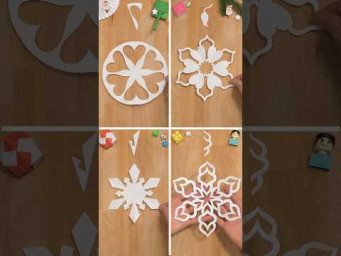 PAPER SNOWFLAKES TUTORIAL | EASY CHRISTMAS DECOR IDEAS INCL ART