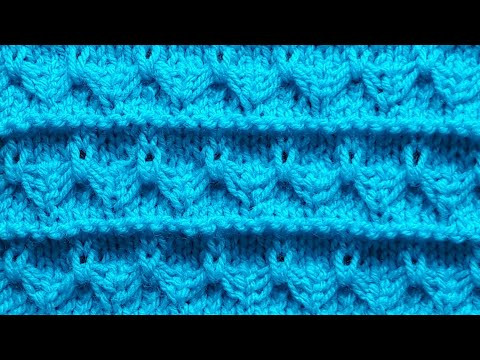 "Бабочки" Ажурный узор спицами для детской кофточки, жакета, кардигана. "Бабочки" Ажурный узор спицами для детской кофточки, жакета, кардигана.