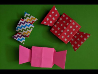 Конфета оригами из бумаги | Origami Candy | Легкое оригами