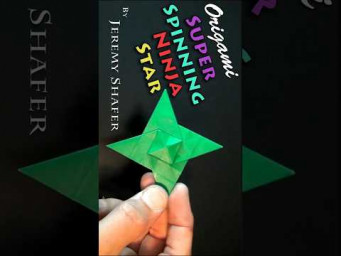 Origami One Piece Ninja Star #shorts #origami #jeremyshaferorigami