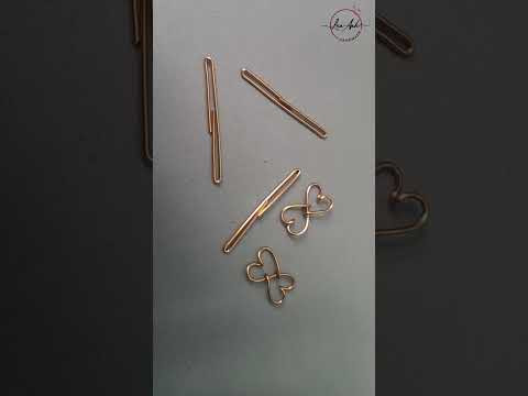 Making Simple Double heart Chain bracelet  #shortsvideo #diycrafts #diy #youtubeshorts